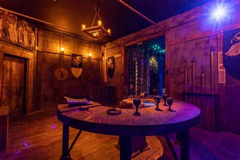 Escape room experience centered around the curse of the black knight